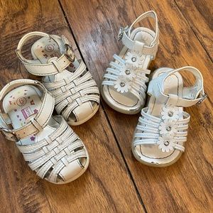 White Toddler Girl Sandals